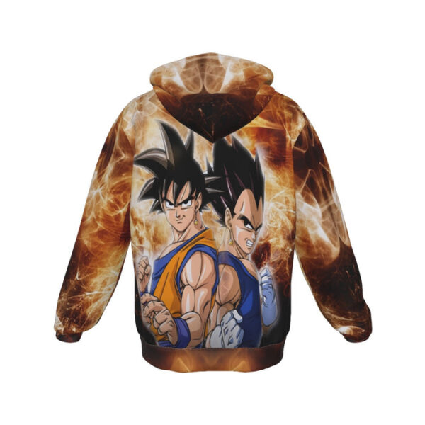 Dragon Ball Goku Vegeta Potara Fusion Cool Zip Up Hoodie