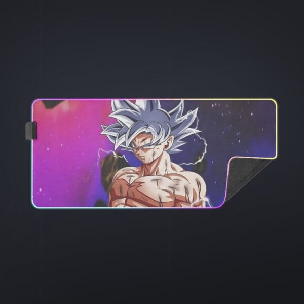 Awesome Ultra Instinct Silver Hair Goku DBZ Kids Cool LED Mouse Pad