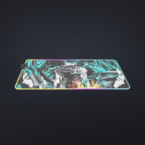 Dragon Ball Gogeta Super Saiyan Power Up Potara Fusion Design cool LED Mouse Pad