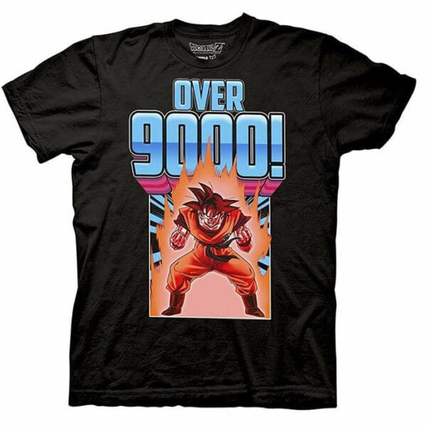 Dragon Ball Z Over 9000 T Shirt Goku