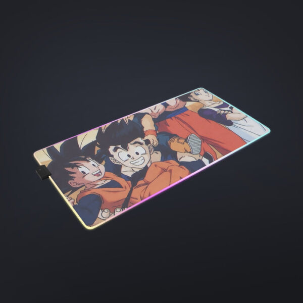 Dragon Ball Son Goku Happy Family cool  LED  Mouse Pad