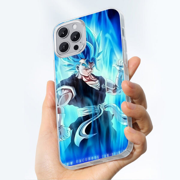 Dragon Ball Z Super Saiyan Vegito Blue Charge Aura Iphone 14 Case