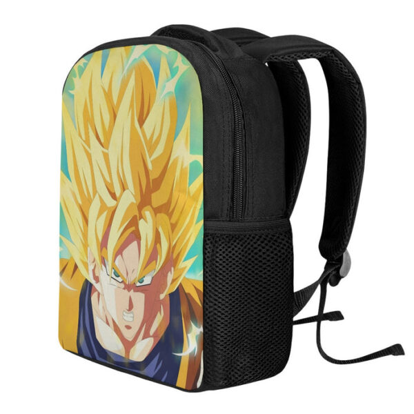 Dragon Ball Goku Super Saiyan Hero Thunder Design Street Style Backpack