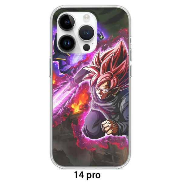 DBZ Goku Black Zamasu Super Saiyan Rose Dope Vibe Iphone 14 Case