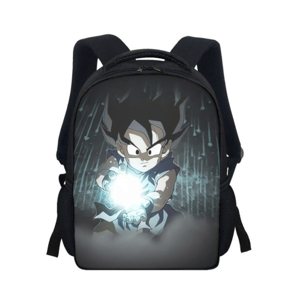 Dragon Ball Goku Kid Practice Kamehameha Cute Round Neck Design Backpack