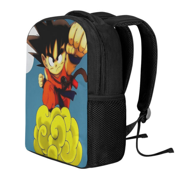 Young Goku Kid Flying Cloud Fight 3D Dragonball Backpack