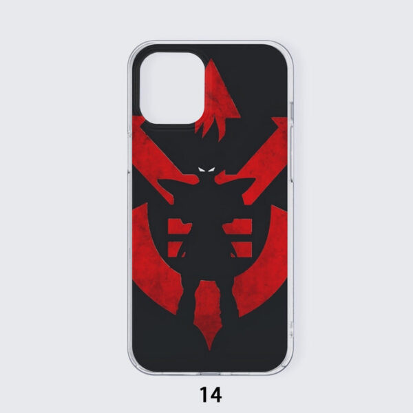 Dragon Ball Z Vegeta Shadow Cool Red Vegeta Symbol Iphone 14 Case