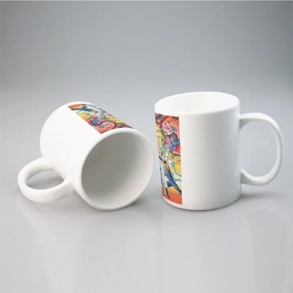 DBZ Goku Vegeta Fusion Saiyan Gogeta Colorful Design Streetwear Mug