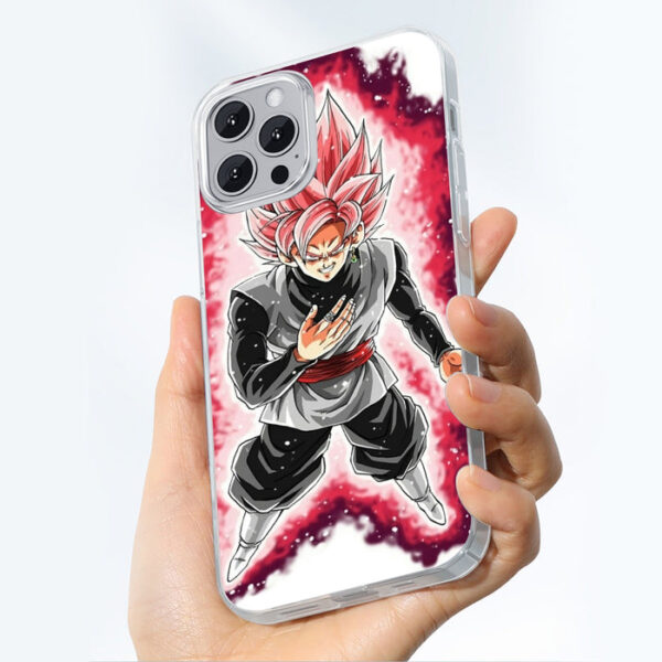 Dragon Ball Super Black Goku Rose 2 Super Saiyan Grin Iphone 14 Case