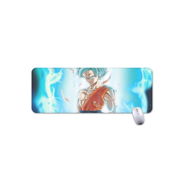 Dragon Ball Serious Super Saiyan Goku 2 Blue Epic Aura Mouse Pad