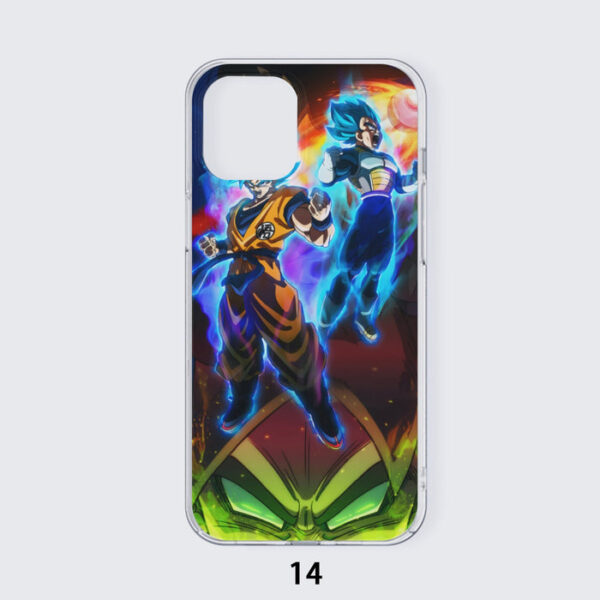 DBZ Legendary Broly Son Goku Vegeta Super Saiyan Blue Iphone 14 Case