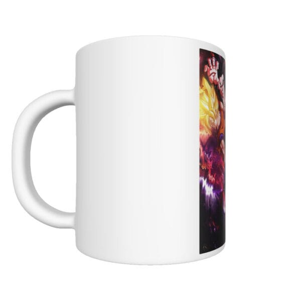 DBZ Gogeta Goku Vegeta Super Saiyan Powerful Lightning Thunder Design Mug