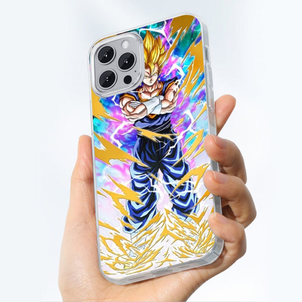 Dragon Ball Vegito Super Power Aura Thunder Earing Super Saiyan Iphone 14 Case