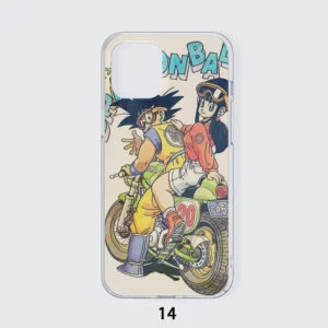 DBZ Goku Chi Chi Biker Motorbike Glasses Cool Design Streetwear Iphone 14 Case