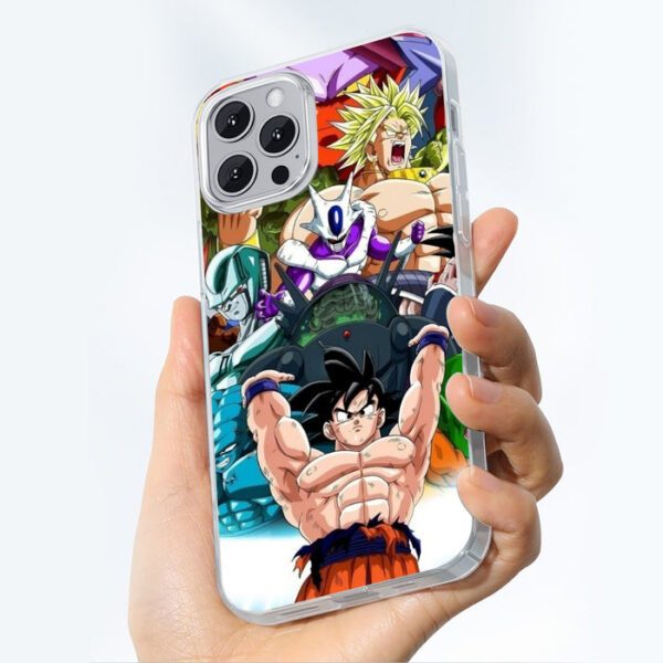 DBZ Goku Spirit Bomb Destroy Villains Cooler Broly Namek Vibrant Iphone 14 Case