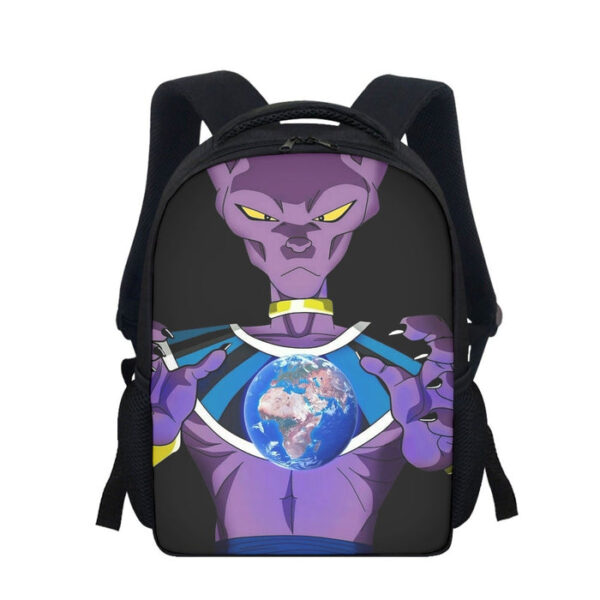 Dragon Ball Super Shirt Beerus God Destruction Earth Backpack