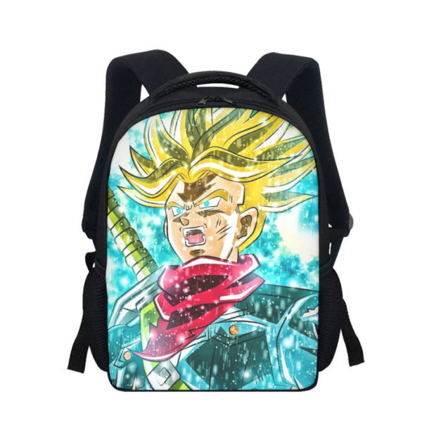 DBZ Trunks Super Saiyan Powerful Battle Ultimate Transformation Design Backpack