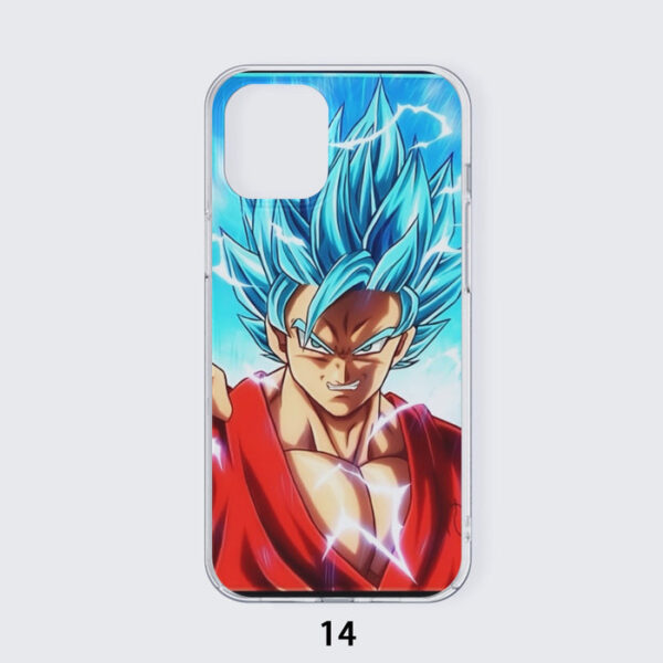 Dragon Ball Super Shirt  Goku Blue Lightning SSGSS Design Iphone 14 Case