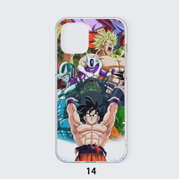 DBZ Goku Spirit Bomb Destroy Villains Cooler Broly Namek Vibrant Iphone 14 Case