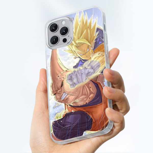 Dragon Ball Z Vegito Punching Super Buu Iphone 14 Case