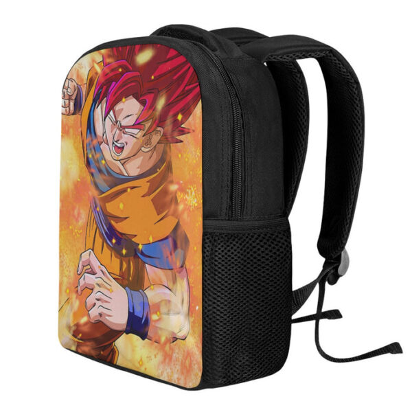 Dragon Ball Super Goku Rage Red Ultra Instinct Dope  Backpack