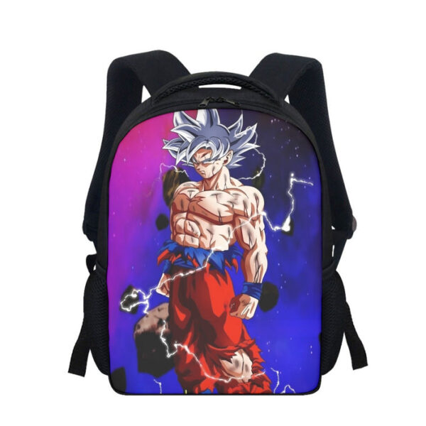 Awesome Ultra Instinct Silver Hair Goku DBZ Kids Backpack