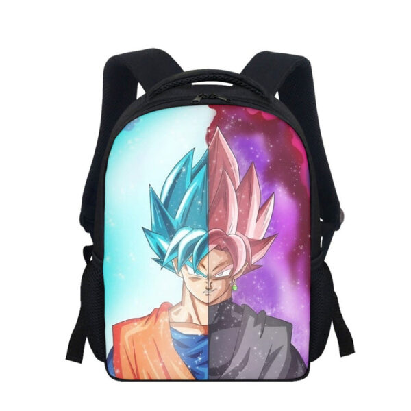 DBZ Goku SSGSS Black Rose Super Saiyan Portraits Dope Backpack