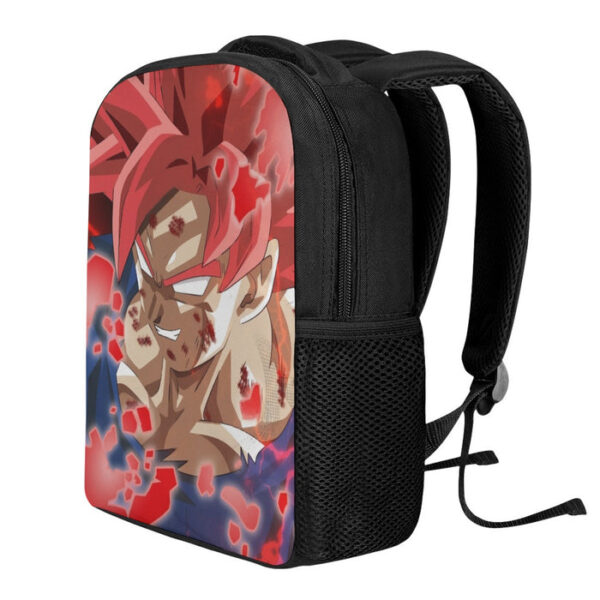 DBZ Son Goku Super Saiyan Red Hair God Dope Style Backpack