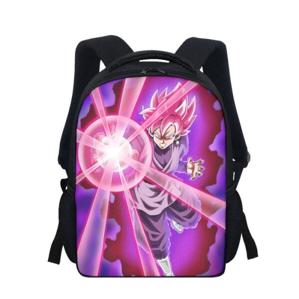 Goku Black Zamasu Super Saiyan Rose Powerful Aura Skills Dope Backpack