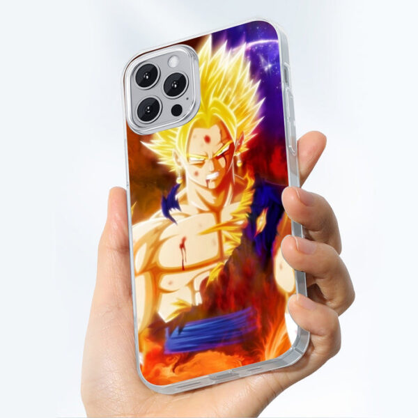 Dragon Ball Z Vegito Super Saiyan Angry Bruised Dope Iphone 14 Case