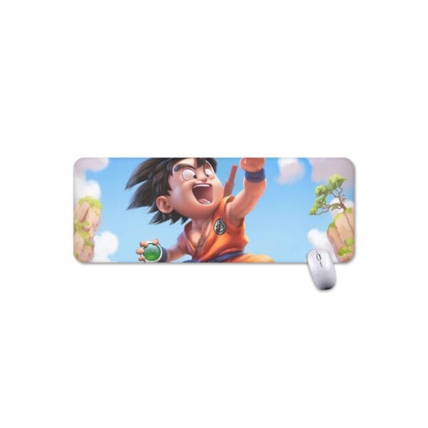 Dragon Ball Goku Kid Ride Flying Nimbus Cute Dope Streetwear Mouse Pad