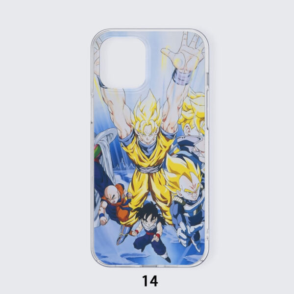 DBZ Goku Saiyan Spirit Bomb Vegeta Piccolo Gohan Trunks Vibrant Design Iphone 14 Case