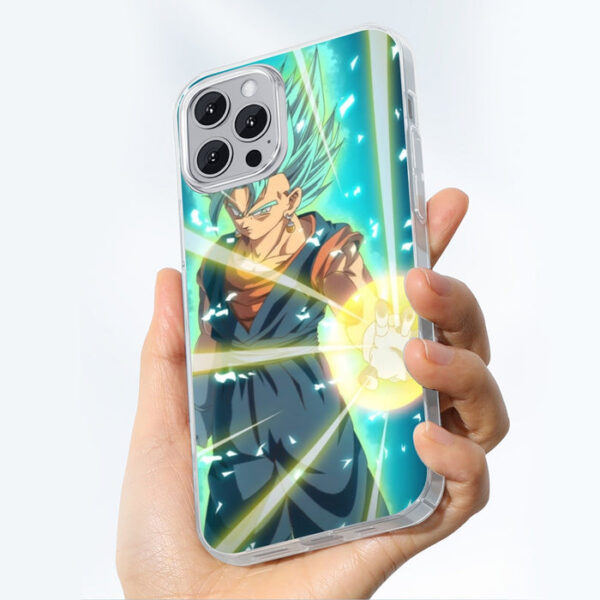 Dragon Ball Vegito Blue Super Saiyan Big Bang Flash Iphone 14 Case