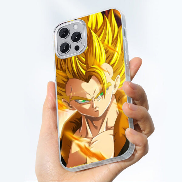 Dragon Ball Z Gogeta Super Saiyan Warrior Power Full Print Streetwear Cool Design Iphone 14 Case