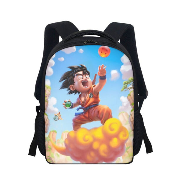 Dragon Ball Goku Kid Ride Flying Nimbus Cute Dope Streetwear Backpack