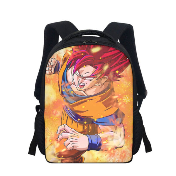 Dragon Ball Super Goku Rage Red Ultra Instinct Dope  Backpack