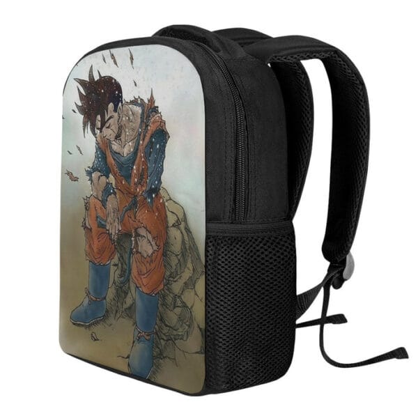 Dragon Ball Gohan Exhausted Sad Simple Design Vintage Streetwear Backpack