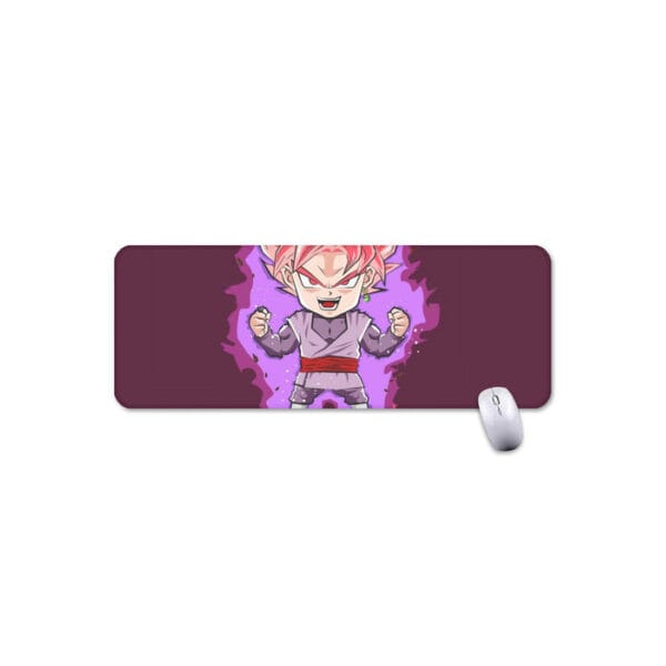 DBZ Goku Black Zamasu Rose Super Saiyan Cute Chibi Design Mouse Pad