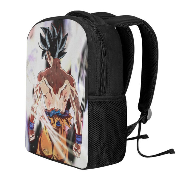 Dragon Ball Goku Damaged Battle Muscular Powerful Aura Backpack