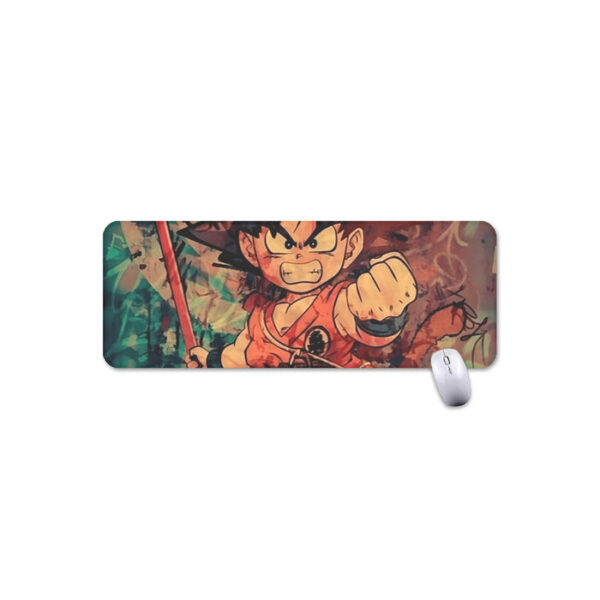 Kid Young Goku Vintage Tie Dye Painting Stylish DBZ 3D Mouse Pad