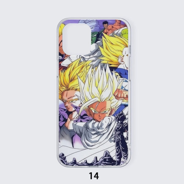 Dragon Ball Trunks Gohan Young Generation Super Saiyan Color Style Iphone 14 Case