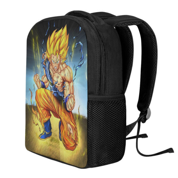 DBZ Goku Super Saiyan Thunder Power Damage Fight Cool Design Backpack