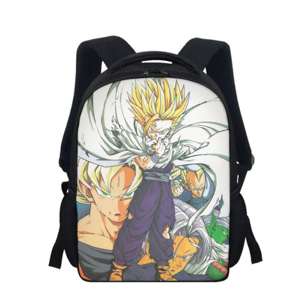 Dragon Ball Teen Gohan Super Saiyan Goku Vegeta Trunks Super Style Backpack