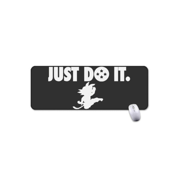 Just Do It Slogan Dragon Ball Kid Goku Dope Black Mouse Pad