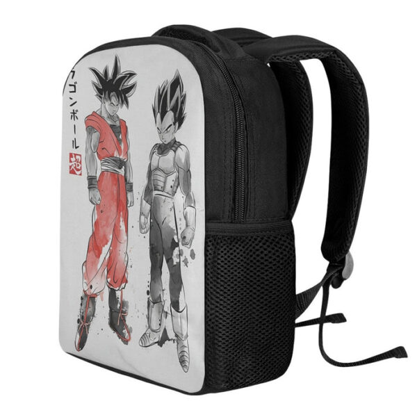 Watercolor Goku And Vegeta Posing Dragon Ball Z Backpack