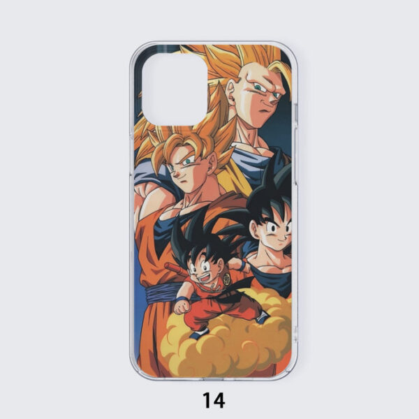 Goku Evolution from Kid to SSJ3 Transformation Dopest 3D Iphone 14 Case