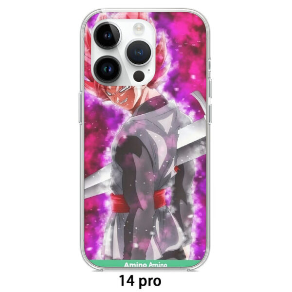 Dragon Ball Super Black Goku Rose Impaled Trunks Sword Iphone 14 Case