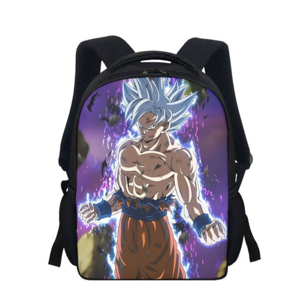 Dragon Ball Goku Ultra Instinct Power Up Vibrant 3D Backpack