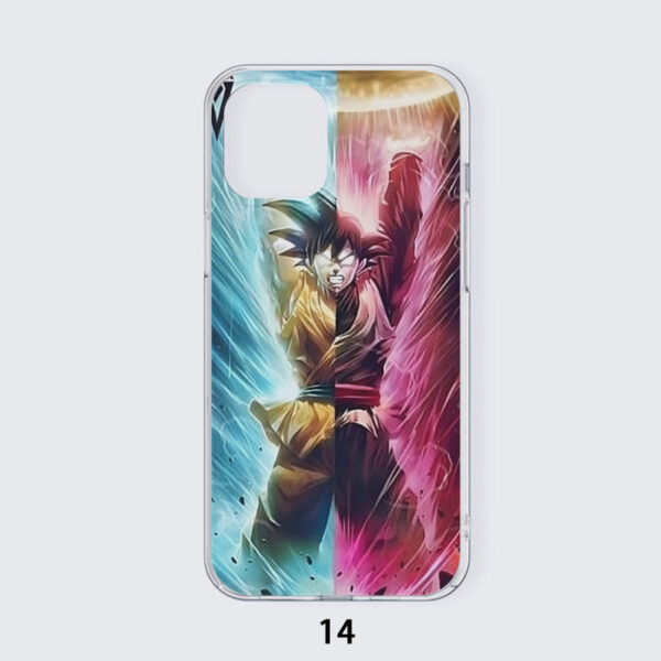 Dragon Ball Super Shirt Black Goku SSGSS Goku Spirit Bomb Iphone 14 Case