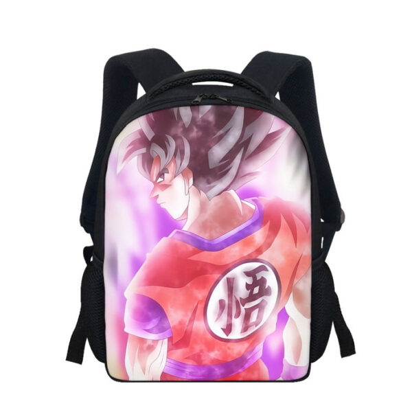 Dragon Ball Super Goku Kaioken Cool Purple Aura Casual Backpack